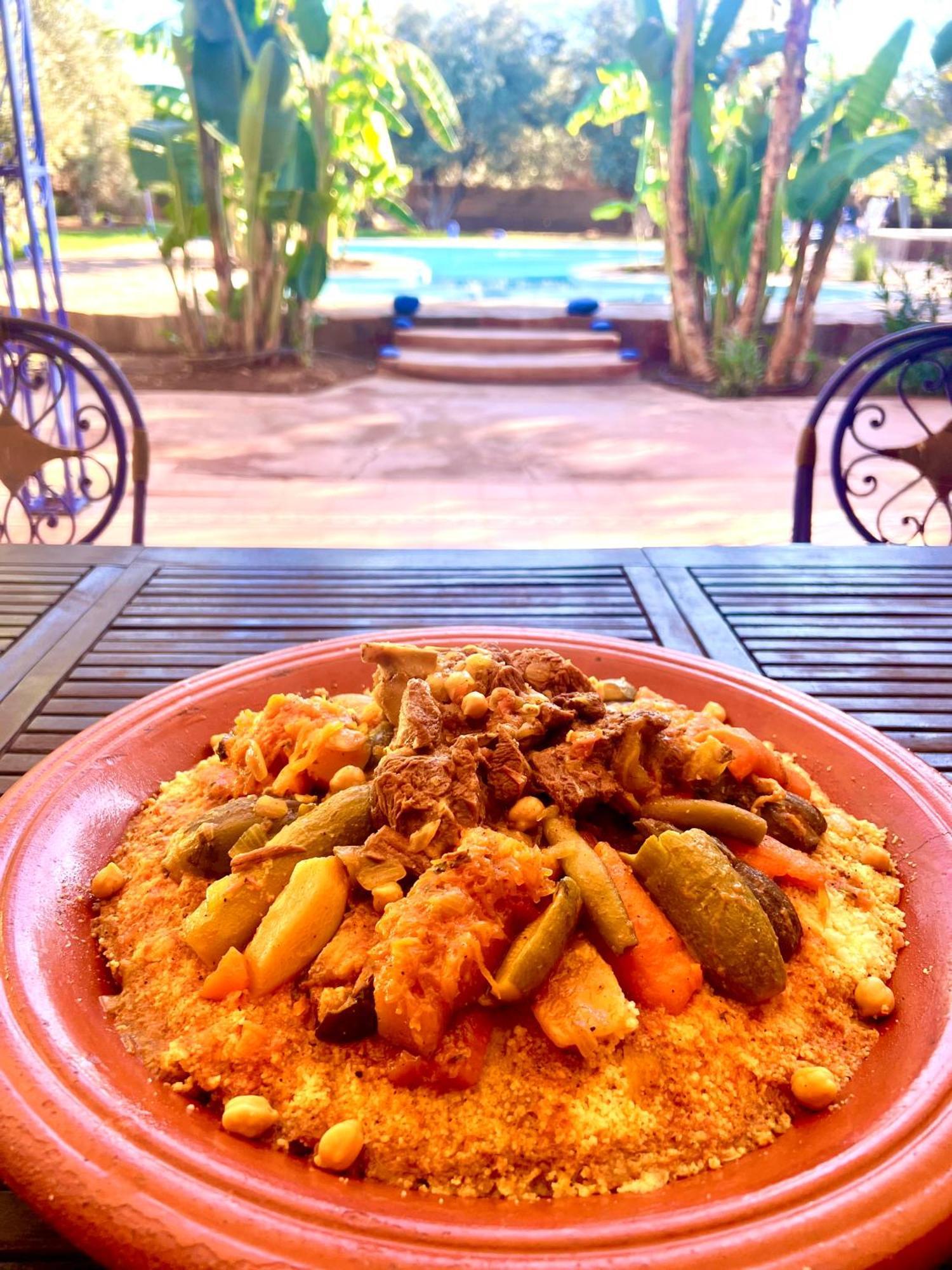 Le Domaine De Carole Marrakech Bed and Breakfast Douar Akkara Exteriör bild